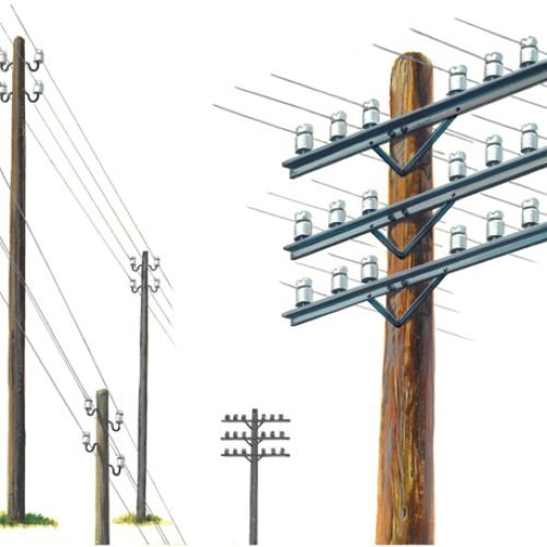 0404 Telegraph Poles (1 : 35)