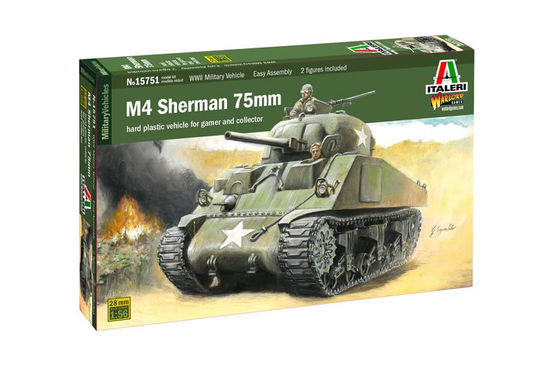 15751 - M4 SHERMAN 75 mm (1 : 56) - Imagem 2