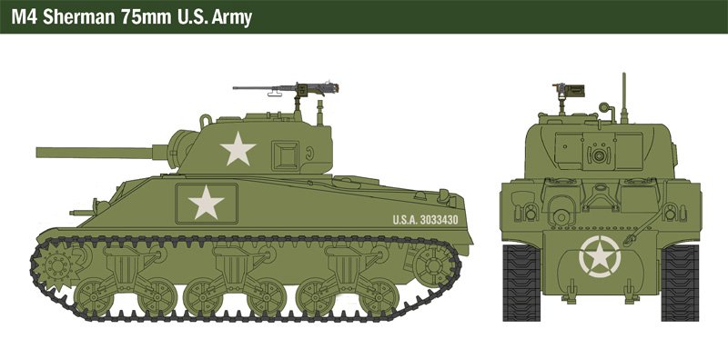 15751 - M4 SHERMAN 75 mm (1 : 56) - Imagem 5