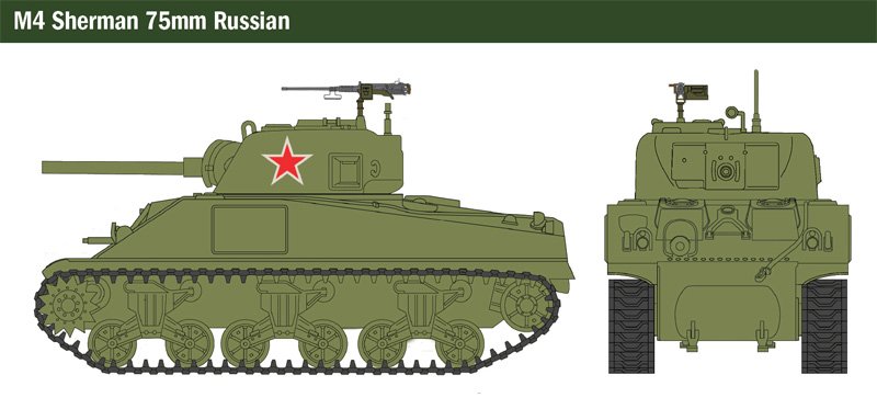 15751 - M4 SHERMAN 75 mm (1 : 56) - Imagem 6