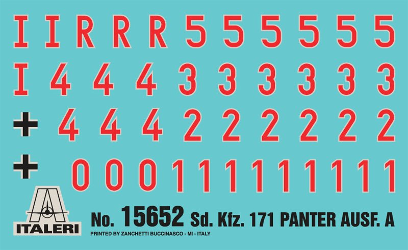 15752 - Sd.Kfz. 171 PANTHER Ausf. A (1 : 56) - Imagem 3