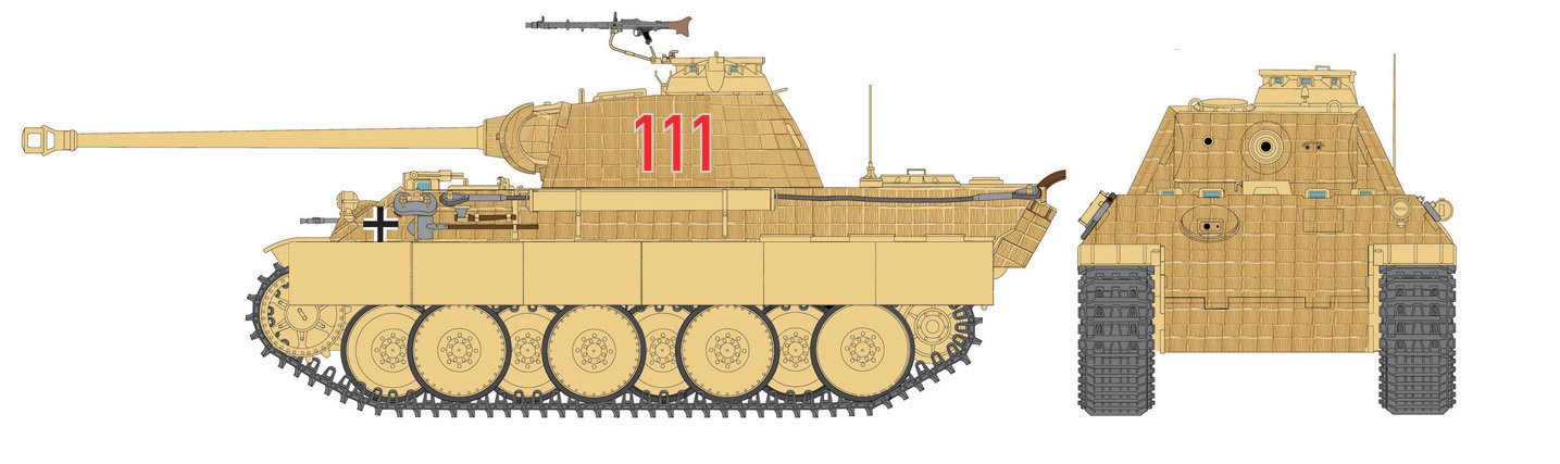 15752 - Sd.Kfz. 171 PANTHER Ausf. A (1 : 56) - Imagem 5