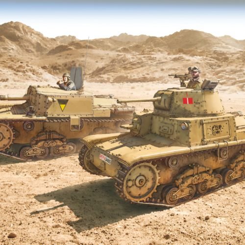 15768 – Italian Tanks – Semoventi M13/40 – M14/41 – M40 – M41 (1 : 56)