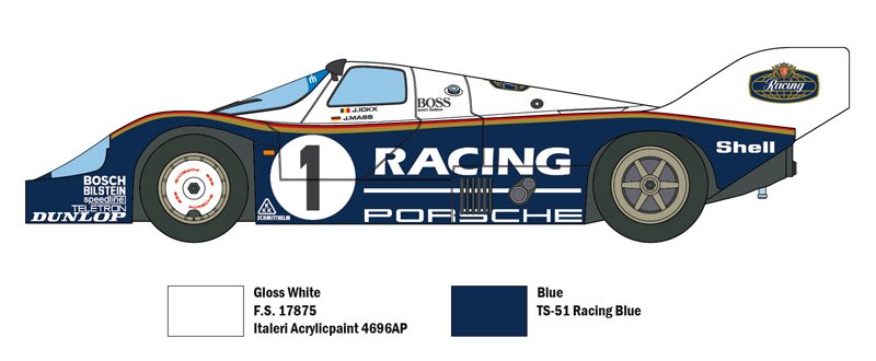 3648 PORSCHE 956 (1 : 24) - Imagem 6