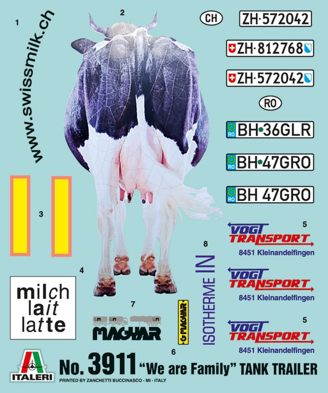 3911 CLASSIC TANK TRAILER "We are family" (1 : 24) - Imagem 4