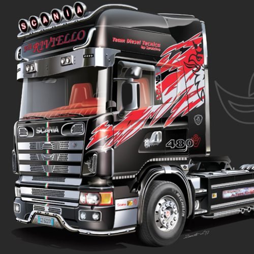 3922 SCANIA 164L TOPCLASS (1 : 24)
