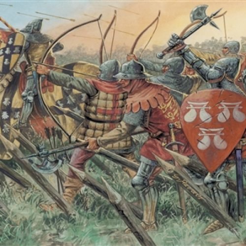 6027 English Knights and Archers (1 : 72)