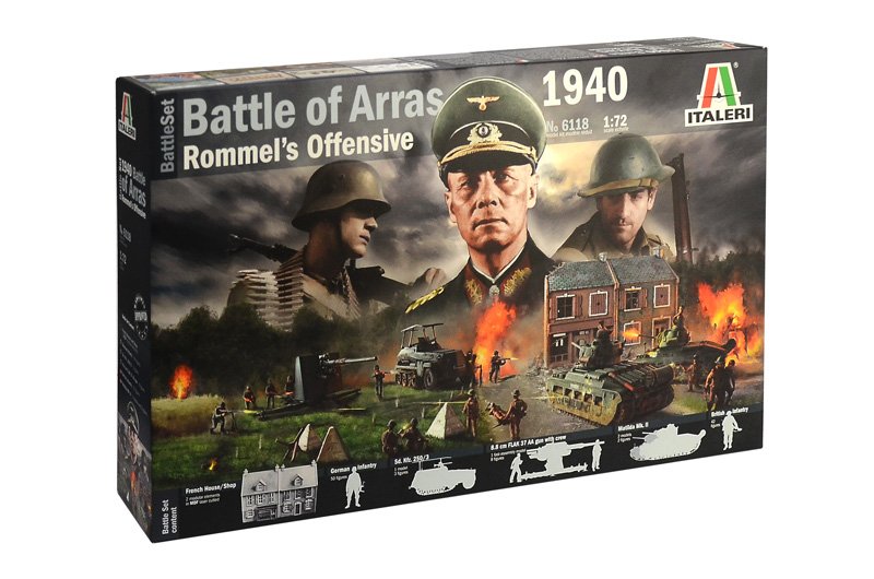 6118 - WWII : 1940 BATTLE OF ARRAS - ROMMEL'S OFFENSIVE - BATTLE SET (1 : 72) - Imagem 2