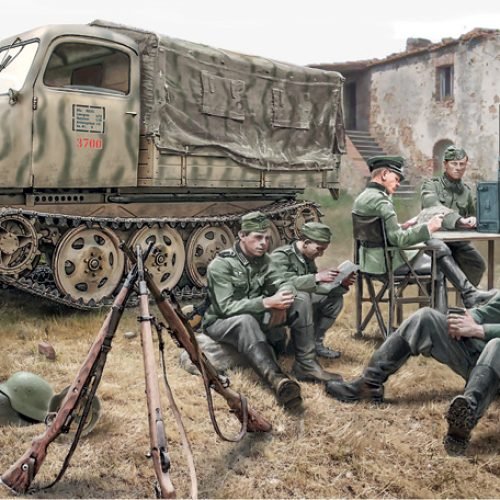 6549 STEYR RSO/01 with GERMAN SOLDIERS