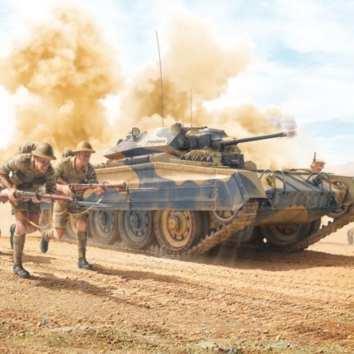 6579 – Crusader Mk. II with 8th Army Infantry (1 : 35)