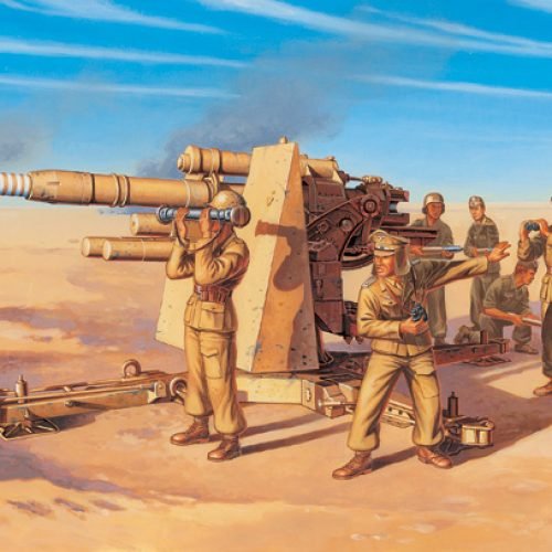 7512 8.8 cm. FLAK 37 AA Gun – FAST ASSEMBLY (1 : 72)