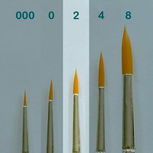 51205 – 2 Pincel ponta redonda