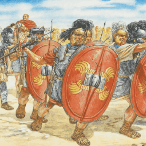 6021 Roman Infantry (I-II Century B.C.) (1 : 72)