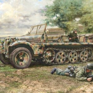 6561 Sd.Kfz. 10 DEMAG D7 with paratroopers (1 : 35)