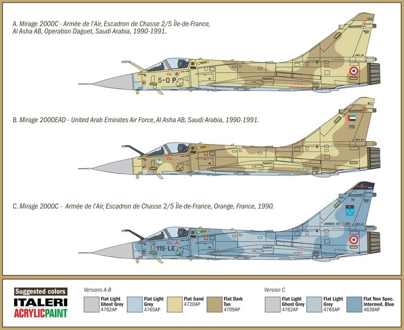 1381 - MIRAGE 2000C - GULF WAR 25th ANNIVERSARY - Imagem 4