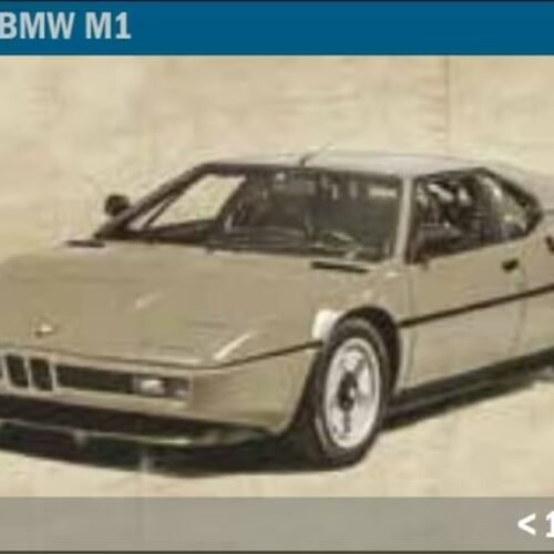 3627 – B.M.W. M1 Coupè (1 : 24)