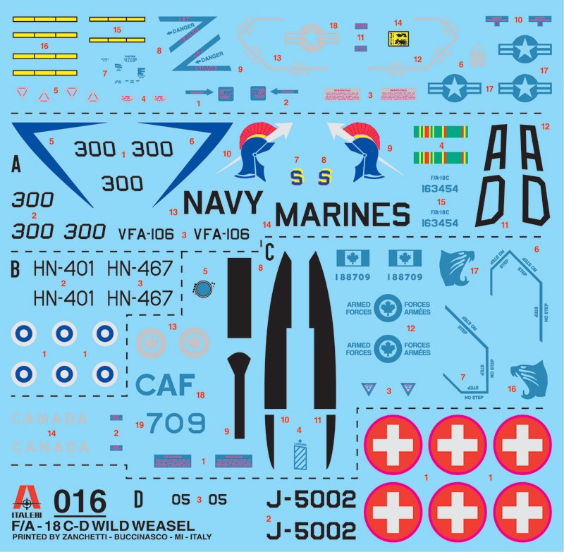 0016 - F/A 18 WILD WEASEL C/D - Imagem 3