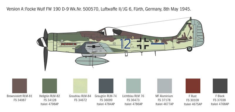 1312 - FOCKE WULF FW-190 D-9 - Imagem 9