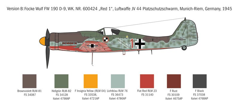 1312 - FOCKE WULF FW-190 D-9 - Imagem 8