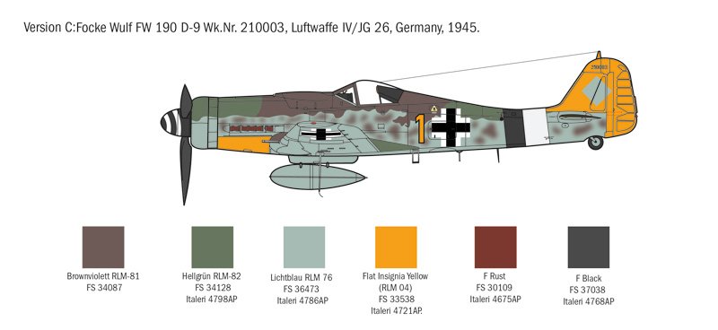 1312 - FOCKE WULF FW-190 D-9 - Imagem 7