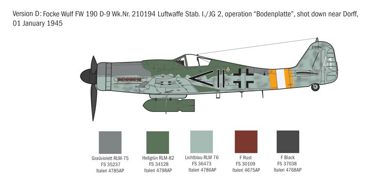 1312 - FOCKE WULF FW-190 D-9 - Imagem 6