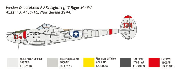 1446 - P-38J Lightning - Imagem 7