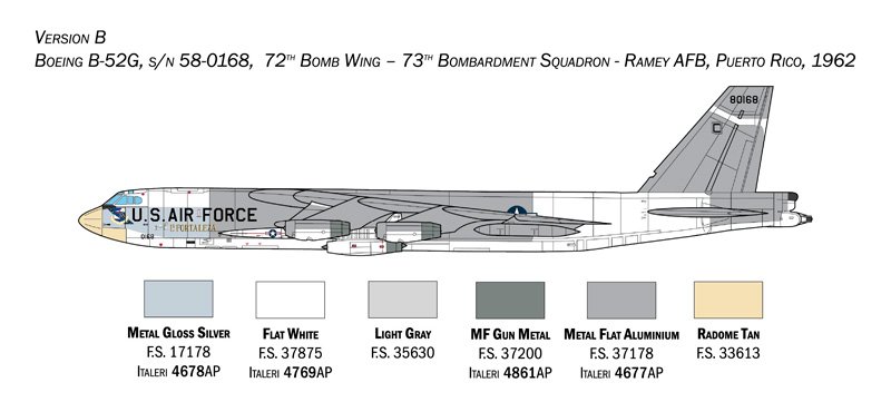 1451 - B-52G Stratofortress Early version with Hound Dog Missiles - Imagem 15