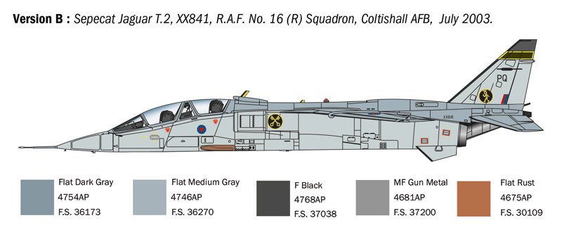 1470 - JAGUAR T.2 R.A.F. TRAINER - Imagem 5