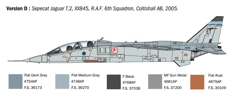 1470 - JAGUAR T.2 R.A.F. TRAINER - Imagem 4