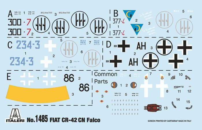 1485 - FIAT CR.42 CN "Falco" NIGHT FIGHTER - Imagem 7