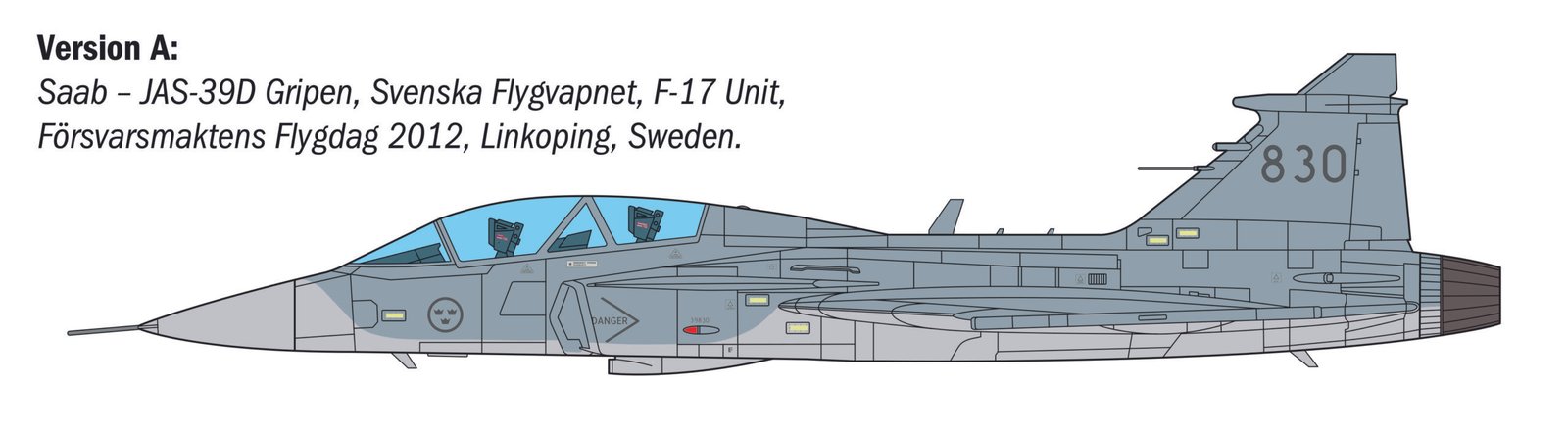 2664 - JAS 39 GRIPEN TWIN SEATER - Imagem 3