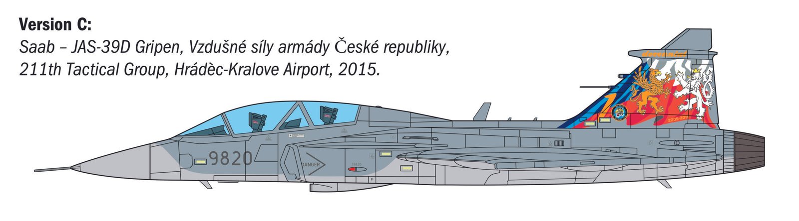 2664 - JAS 39 GRIPEN TWIN SEATER - Imagem 5