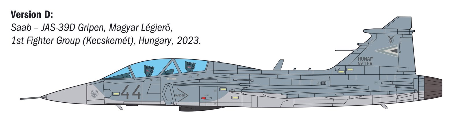 2664 - JAS 39 GRIPEN TWIN SEATER - Imagem 6