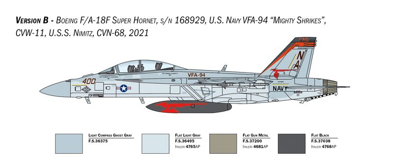 2823 - F/A-18F Super Hornet U.S. Navy Special Colors - Imagem 9