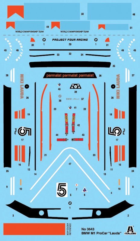 3643 - B.M.W. M1 Procar (1 : 24) - Imagem 6