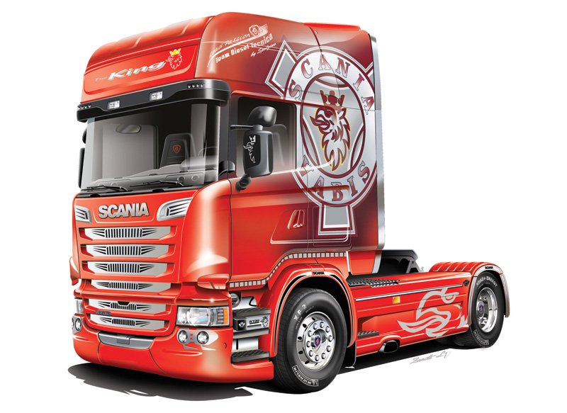 3930 - SCANIA R730 STREAMLINE "TEAM CHIMERA" - Imagem 11