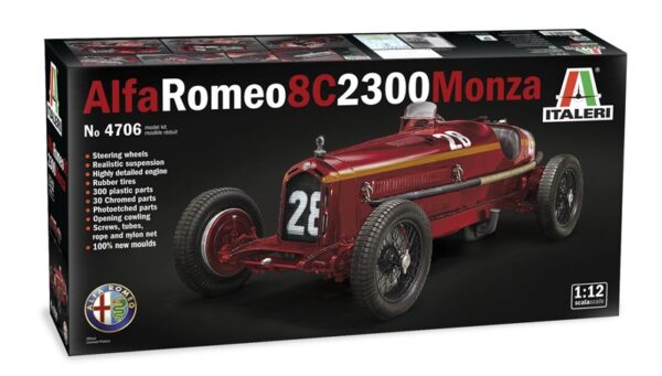 4706 - ALFA ROMEO 8C 2300 Monza - Italeri