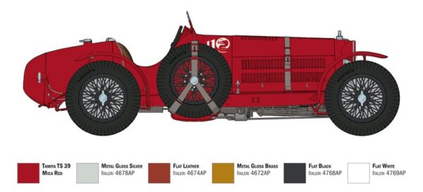 4708 - Alfa Romeo 8C 2300 Roadster - Italeri