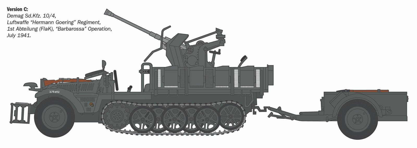 6395 - SD.KFZ. 10/4 WITH FLAK 30 - Imagem 5