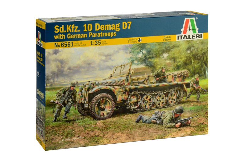 6561 - Sd.Kfz. 10 DEMAG D7 with paratroopers - Imagem 2