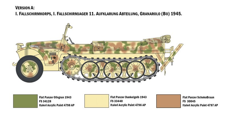 6561 - Sd.Kfz. 10 DEMAG D7 with paratroopers - Imagem 4