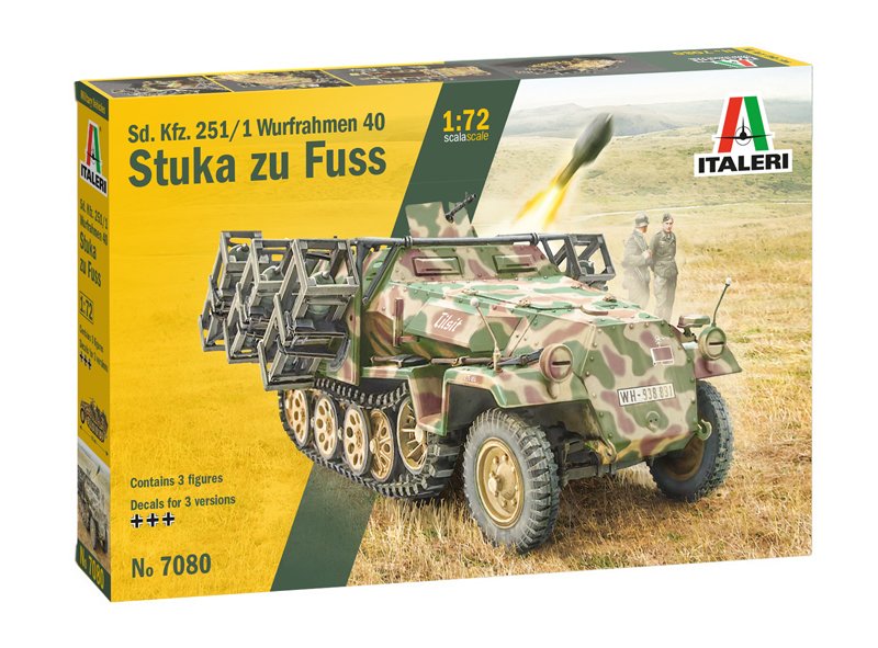 7080 - Sd. Kfz. 251/1 Wurfrahmen Stuka zu Fuss - Imagem 2