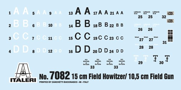 7082 - 15 cm Field Howitzer 10,5 cm Field Gun - Imagem 8