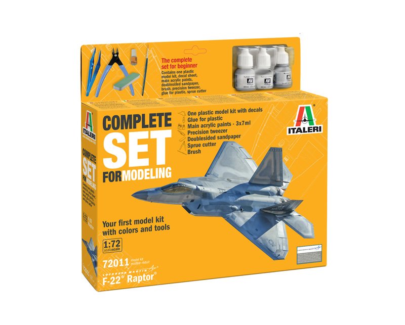 72011 - F-22 Raptor (Compl. Set)(1 : 72)