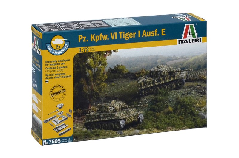 7505 - Pz. Kpfw. VI TIGER I Ausf. E - FAST ASSEMBLY - - Imagem 2