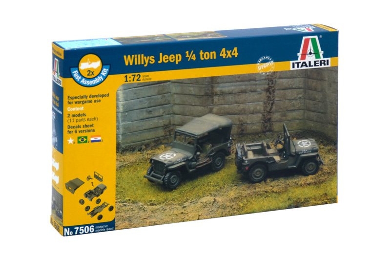 7506 - WILLYS JEEP 1/4 TON 4X4 - FAST ASSEMBLY - Imagem 2