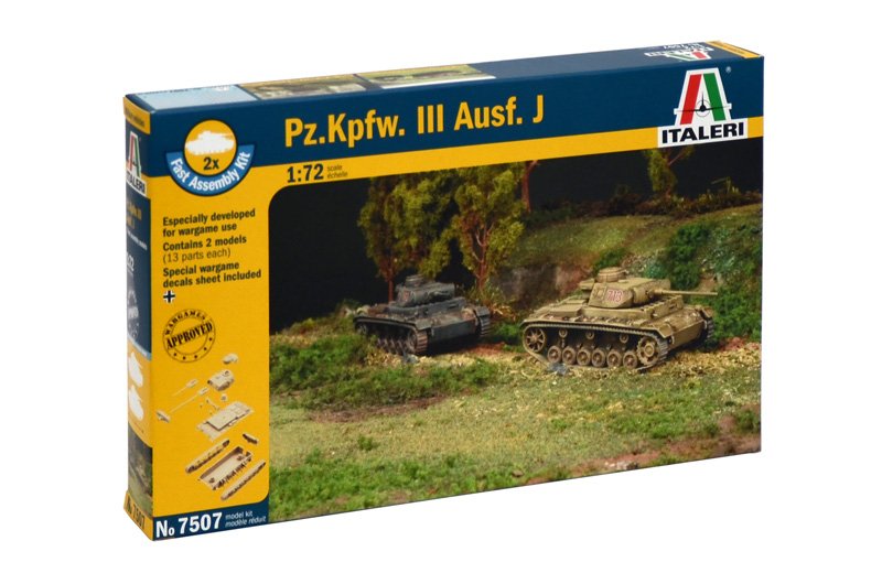7507 - PZ. KPFW. III - FAST ASSEMBLY - Imagem 2