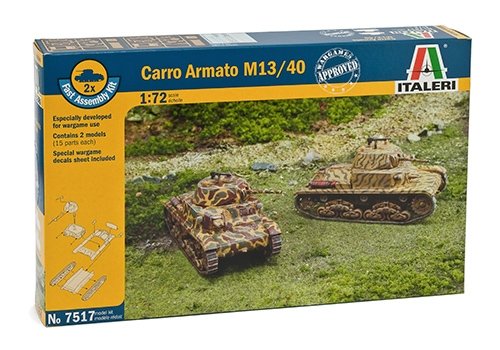 7517 - Carro Armato M13/40 - FAST ASSEMBLY - Imagem 2