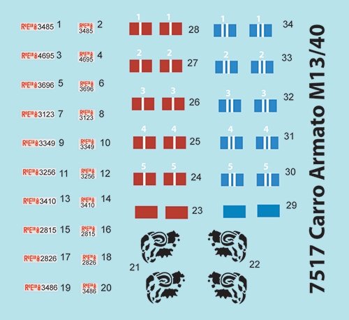 7517 - Carro Armato M13/40 - FAST ASSEMBLY - Imagem 3