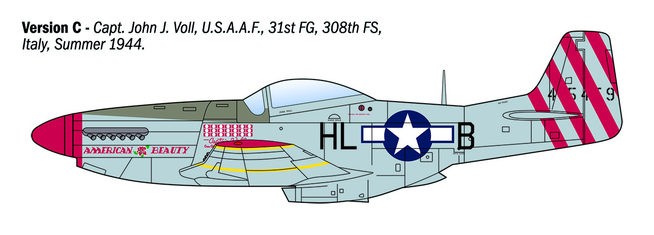 1484 - P - 51D MUSTANG ACES - Imagem 5